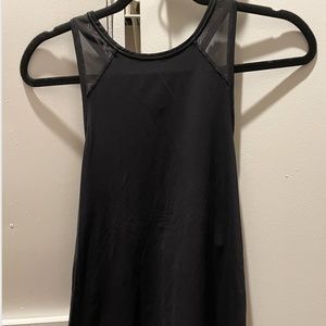 Victorias Secret Sport - Racerback Mesh top black and red